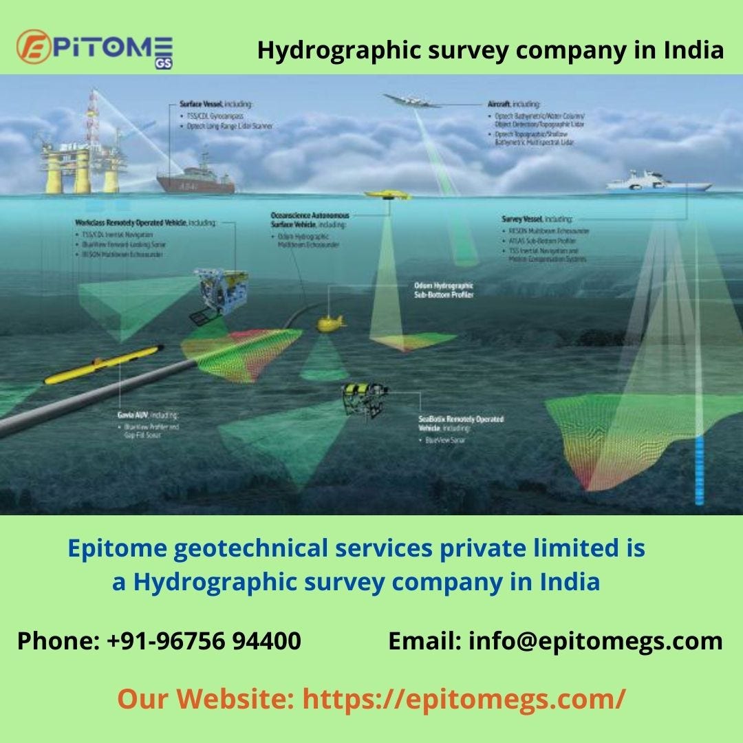 Hydrographic Survey Bathymetric Survey Company in India — EpitomeGs