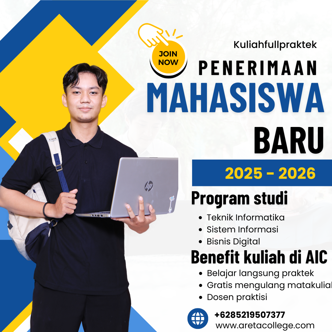 Seleksi Mandiri Jurusan Teknik Komputer Areta Informatics College Kabupaten Wonogiri