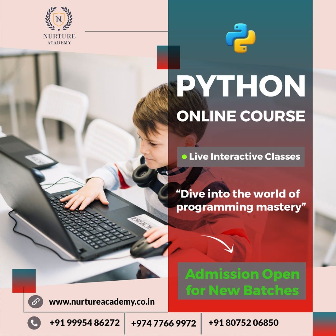 Python coding classes for Kids by Nurture Academy - Nurture Academy ...