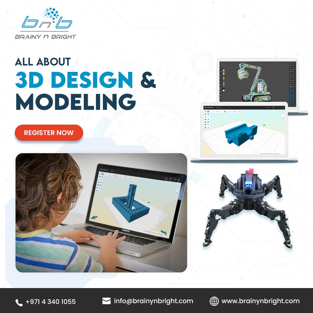 Online 3D Modeling Courses in Abu Dhabi — Brainy n Bright Brainy n