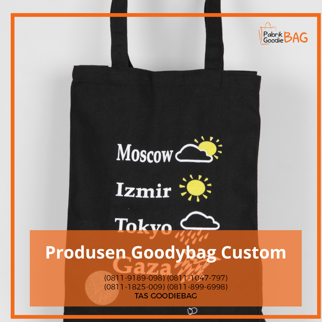 Produsen Goodybag Custom - Pabrik Tas Goody Bag Custom - Medium
