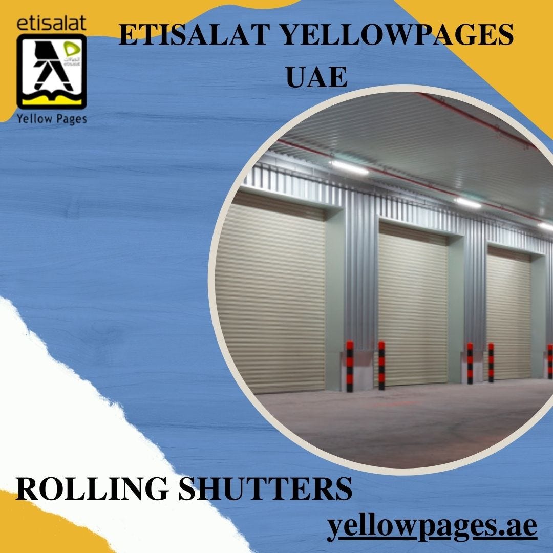 Rolling shutters manufacturers in UAE Chrisley martin Medium