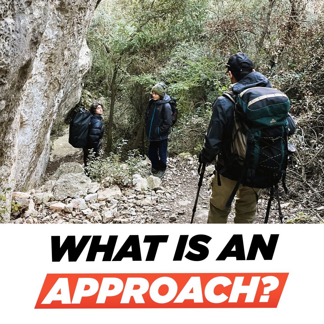 Rock Climbing Terminology The Approach and Getting to the Rock