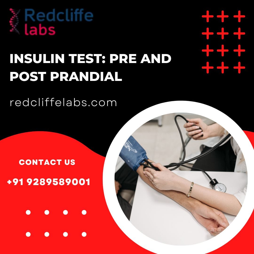 Insulin test Pre and Post Prandial Redcliffelabs Medium