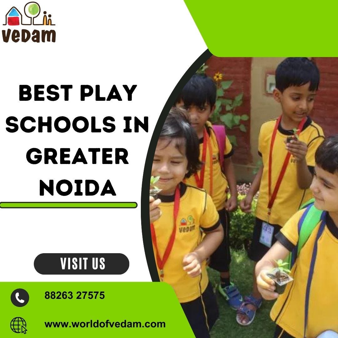 Best Play Schools In Greater Noida - Vedam Preschool - Medium