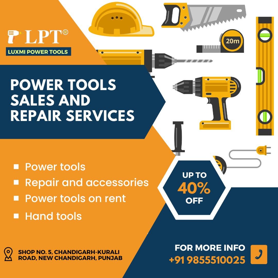 Power tools shop in Chandigarh Luxmipowertools Medium