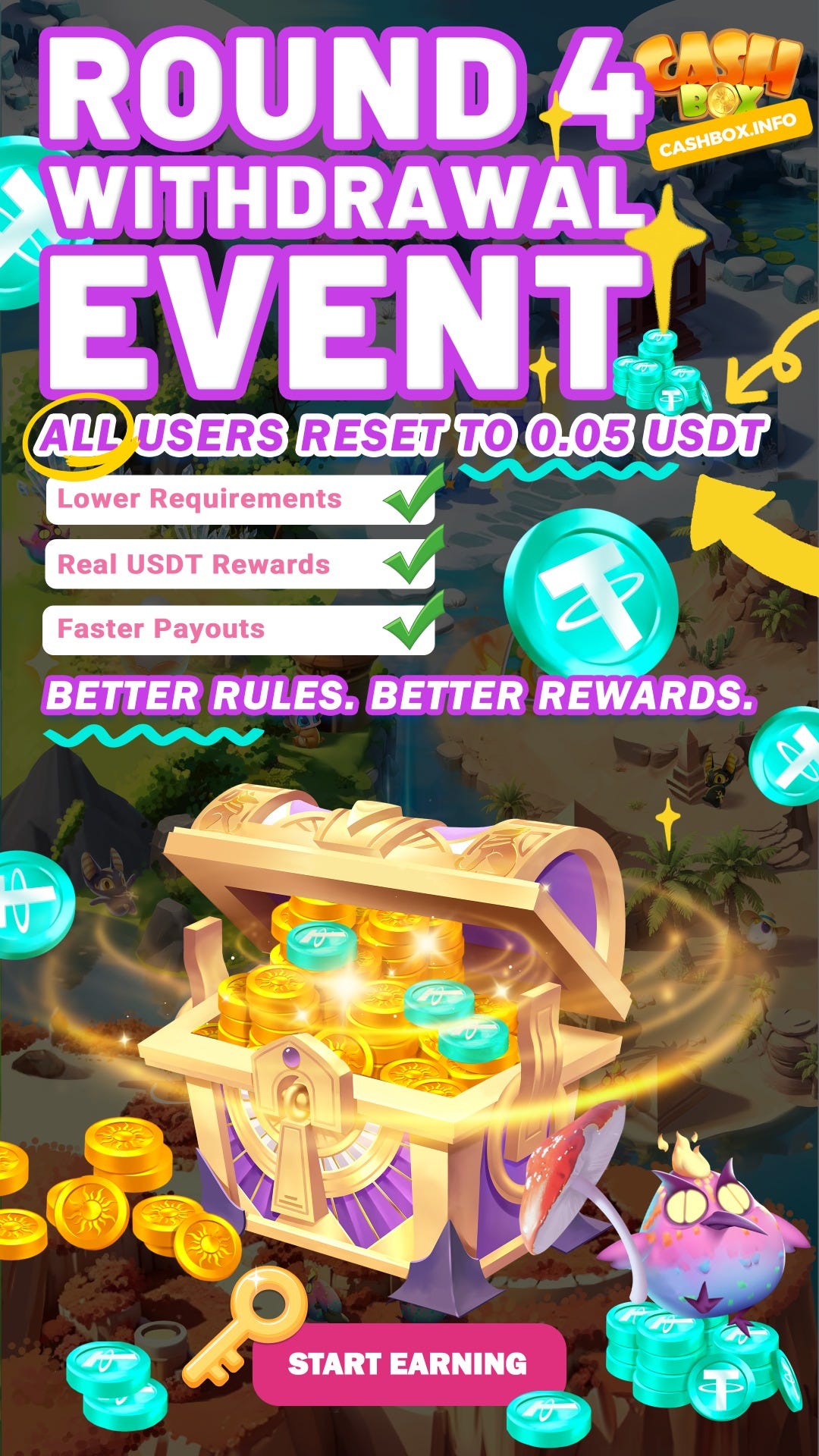 Cashbox Round 4 Withdrawal Event Is Now Live!