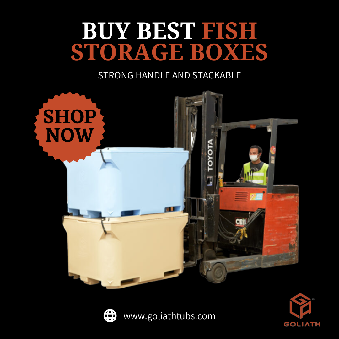 The fish Storage boxes are designed for daily use at sea and on