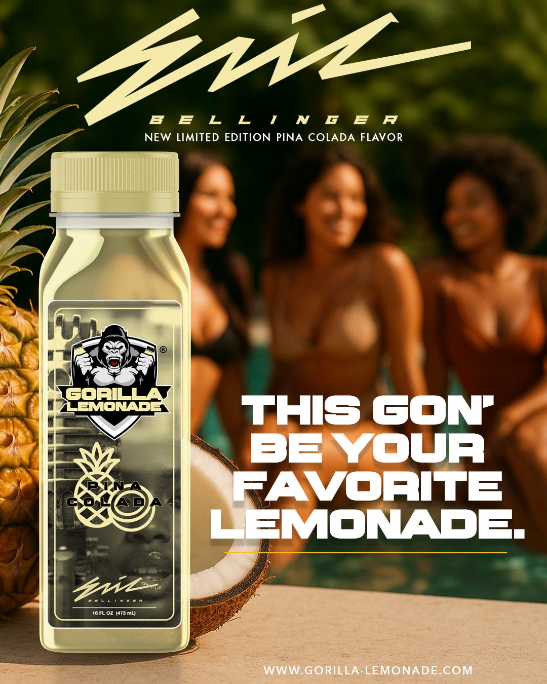 The Story Behind Gorilla Lemonade’s Viral Piña Colada Drop by NWO Sparrow