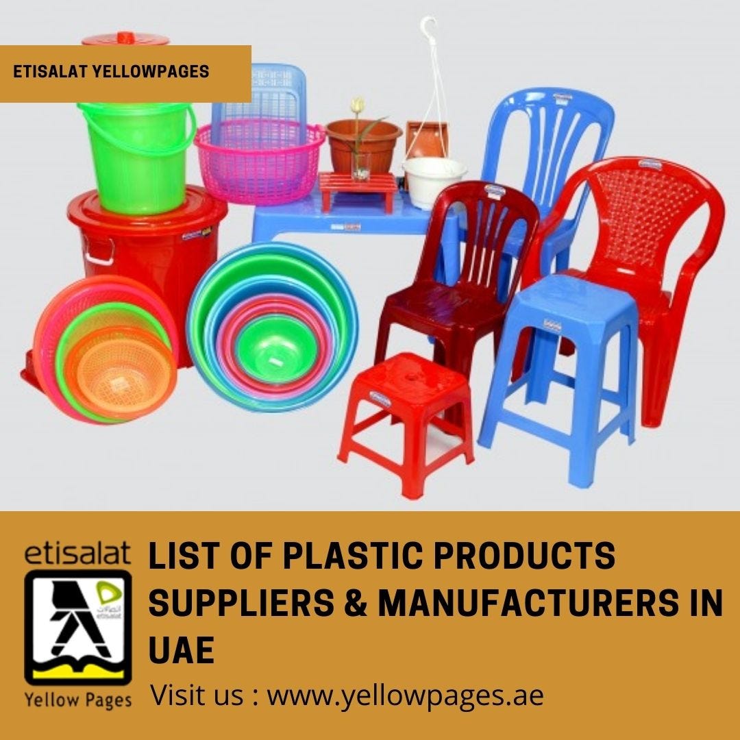 List of Plastic Products Suppliers & Manufacturers in UAE Ammysingh