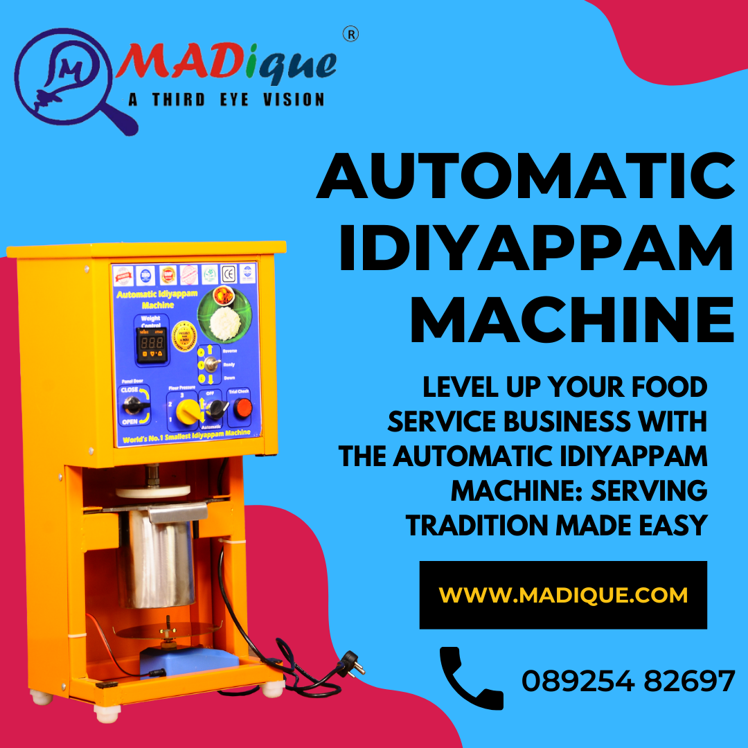 Idiyappam Machine Automatic  New Business Ideas 2022 