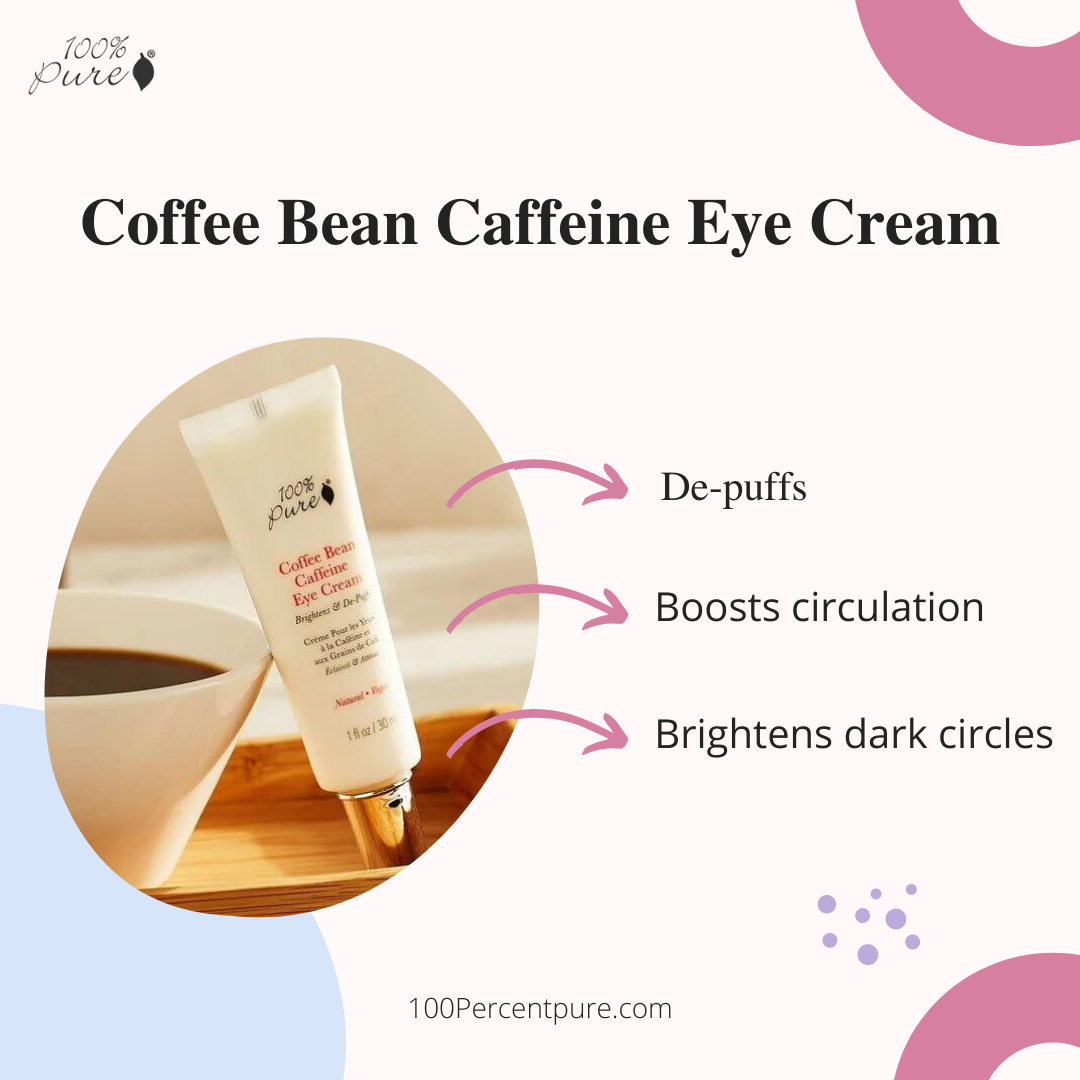 Eye Cream with Caffeine - 100% PURE - Medium