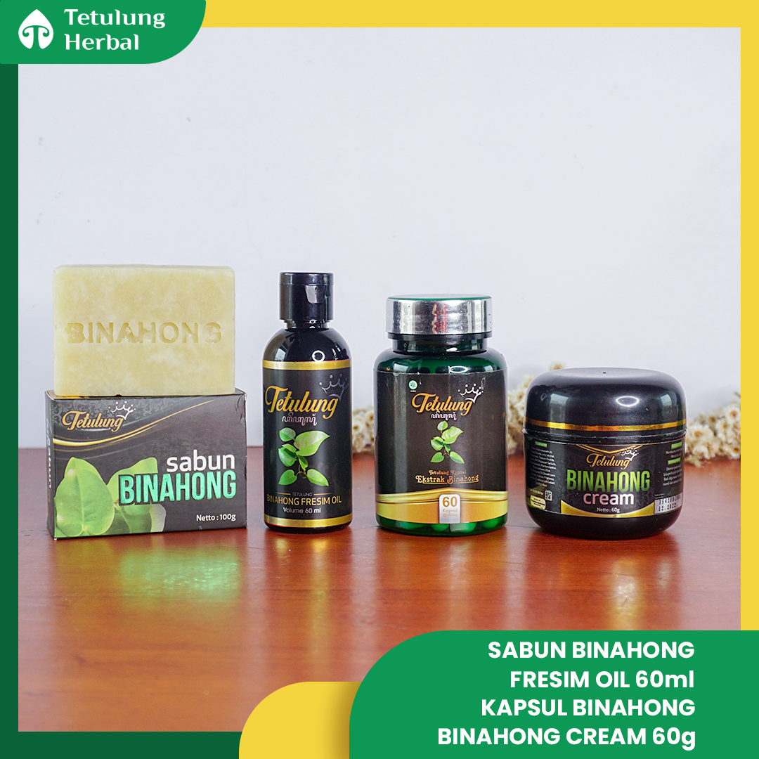 JUAL PAKET BINAHONG — SALEP SABUN KAPSUL FRESIM OIL — OBAT KULIT GATAL BPOM