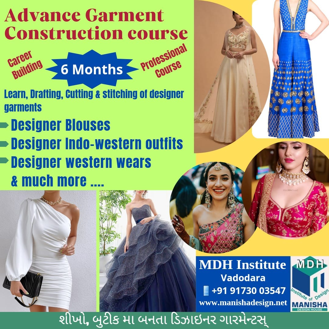 MDH Institute Garment Construction Fashion Designing Courses Medium