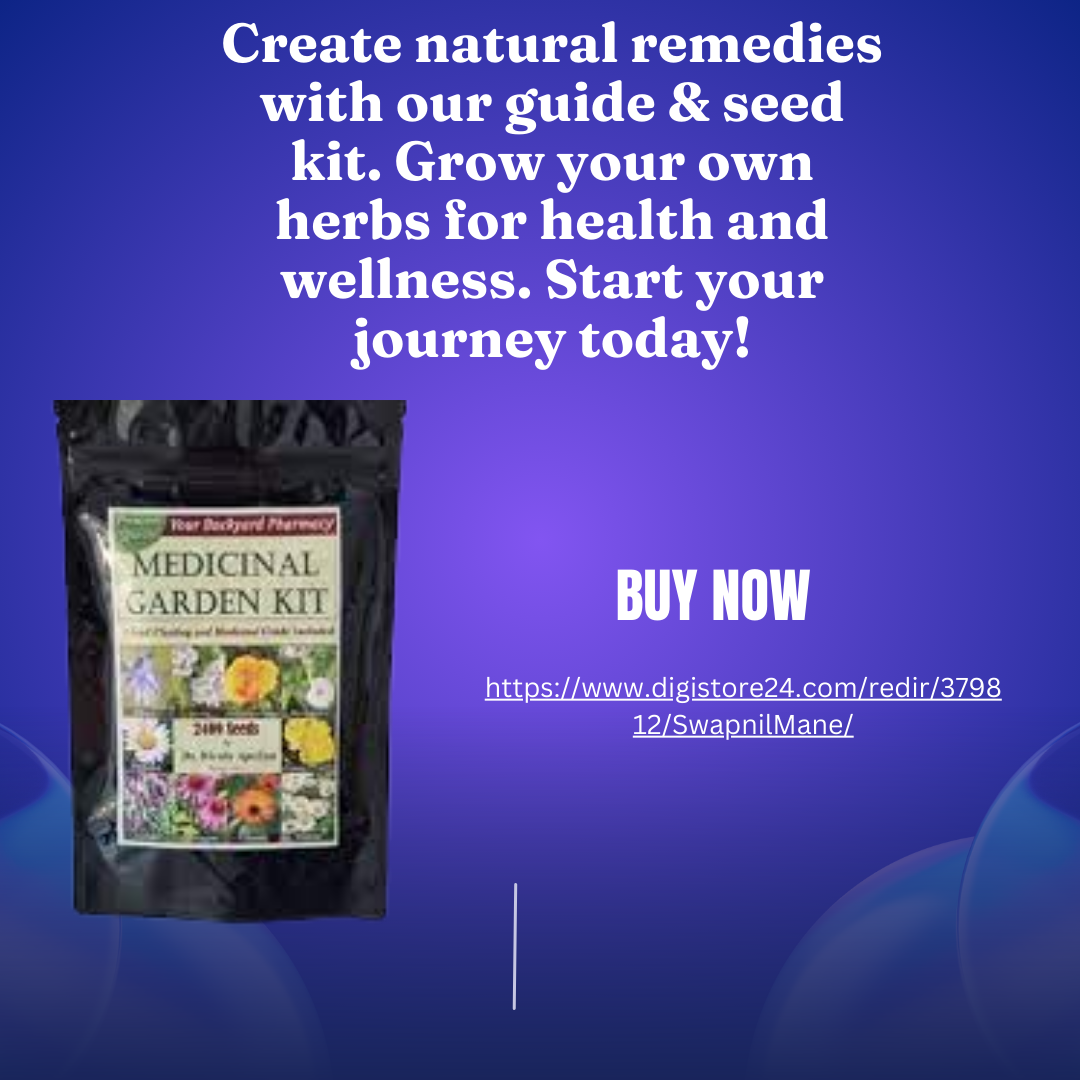 Create natural remedies with our guide & seed kit. Grow your own herbs