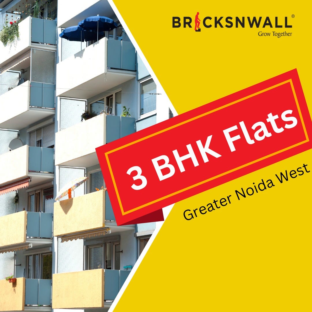 3BHK Ready To Move Flats in Greater Noida West | by Free Property ...