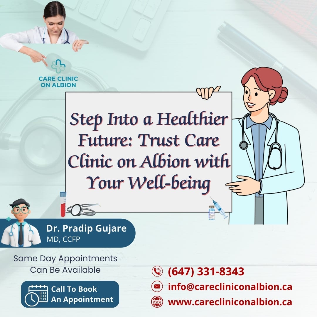 Care Clinic on Albion — The Premier WalkIn Clinic in Etobicoke by
