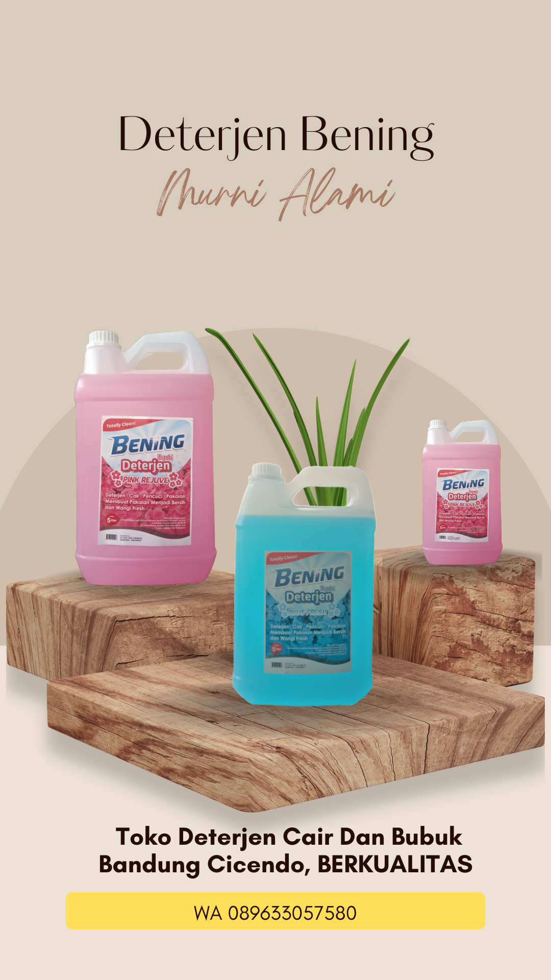 WA 089633057580 , Toko Deterjen Cair Dan Bubuk Bandung Cicendo
