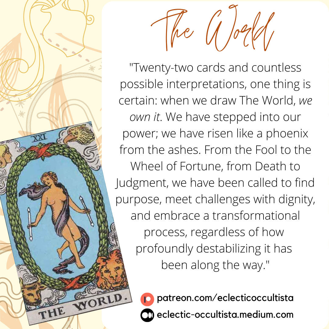 The World Tarot Card Meaning 