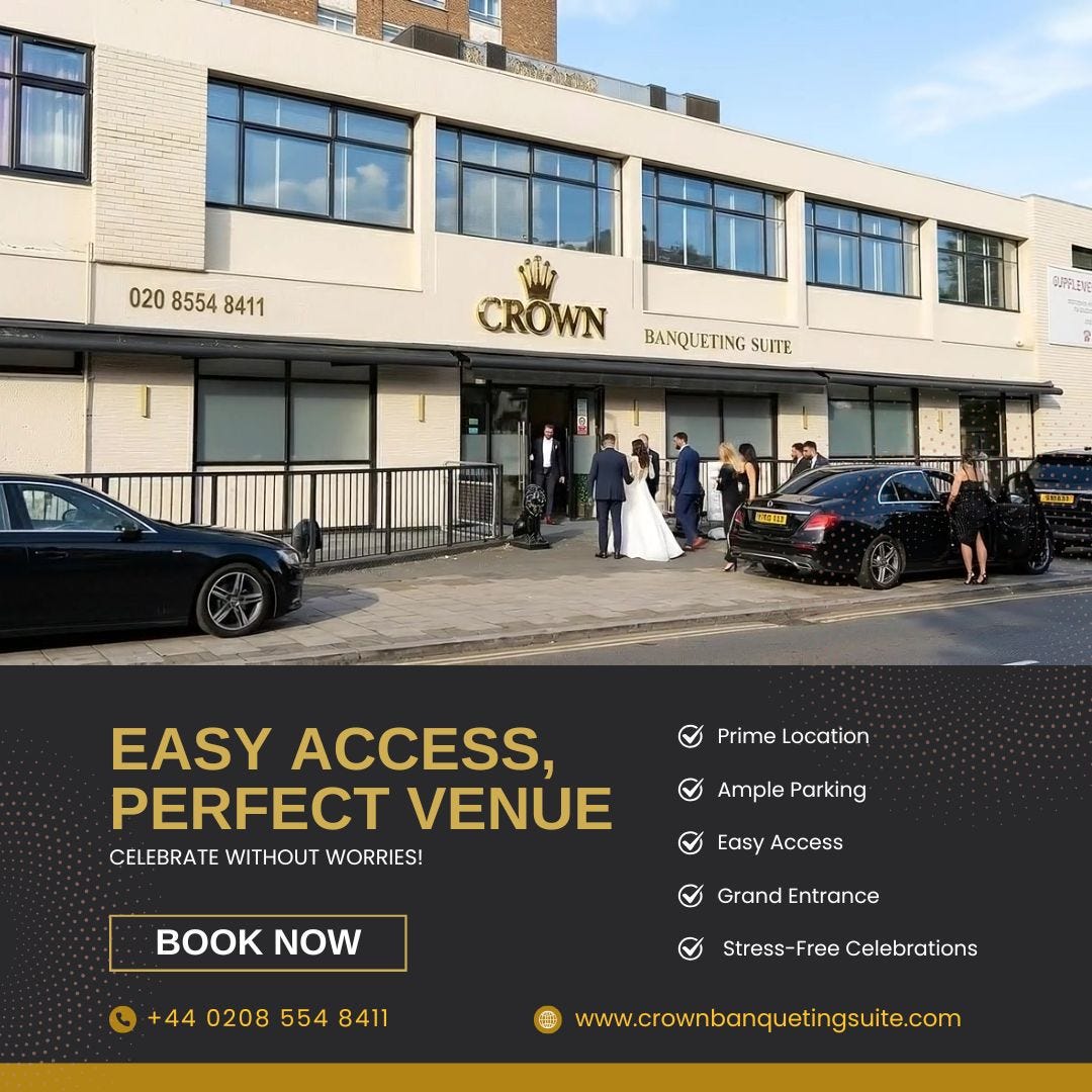 Easy Access, Perfect Venue, Celebrate Without Worries