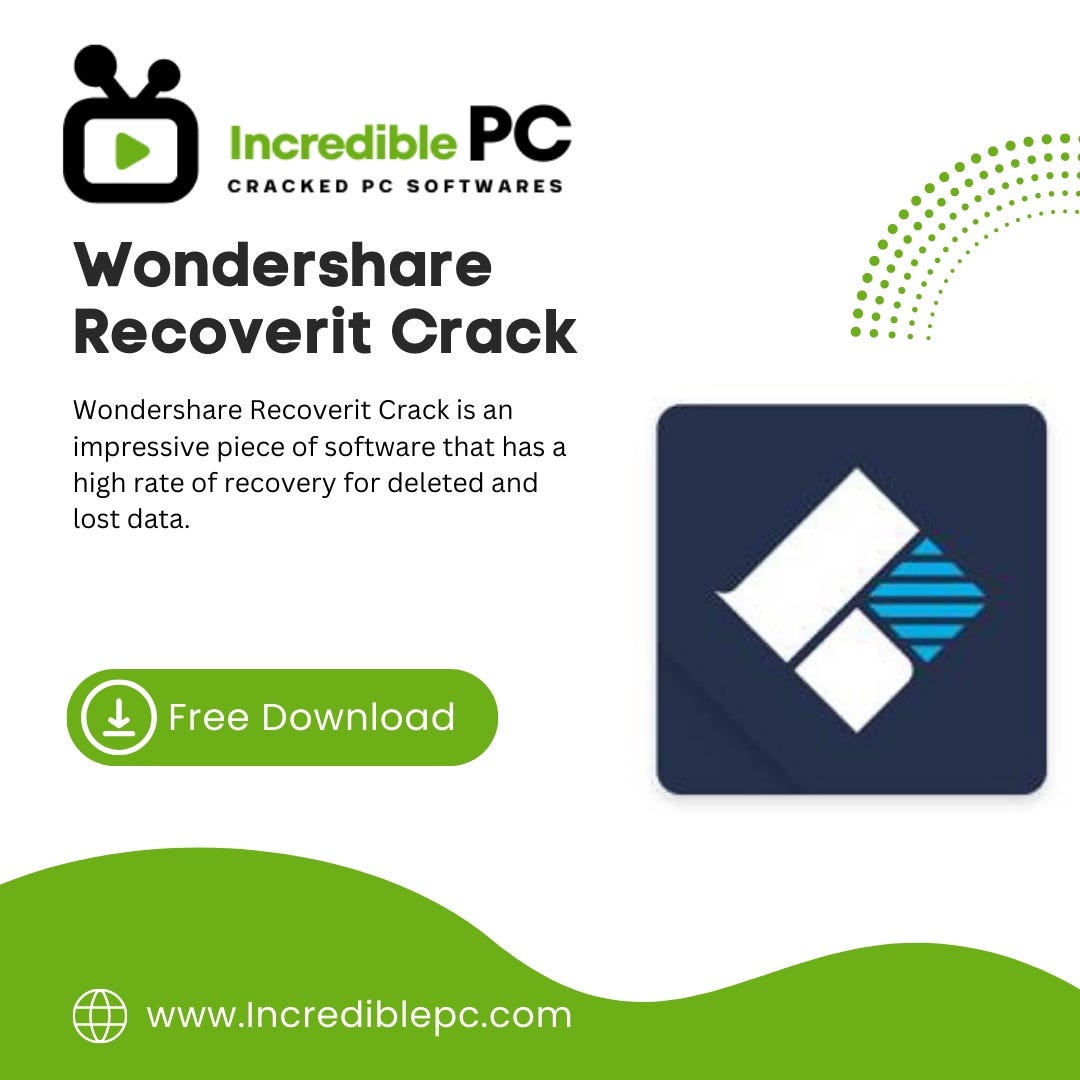 Wondershare Recoverit Crack IncrediblePC Medium