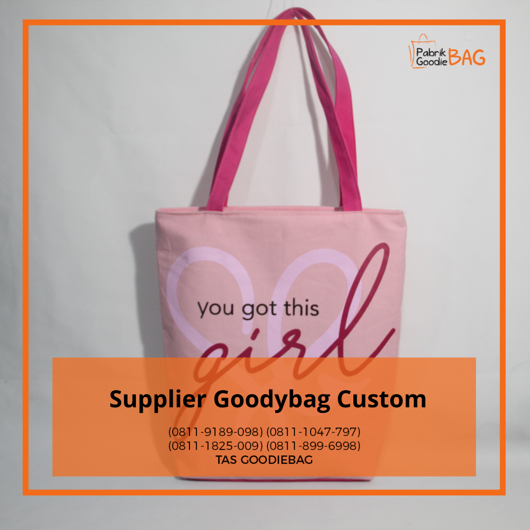 Supplier Goodybag Custom - Supplier Goodiebag Kanvas - Medium