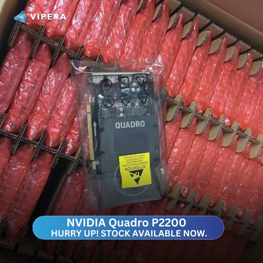 NVIDIA Quadro P2200 5G at Vipera! Limited Stock Available!” | by Viperatech  | Medium