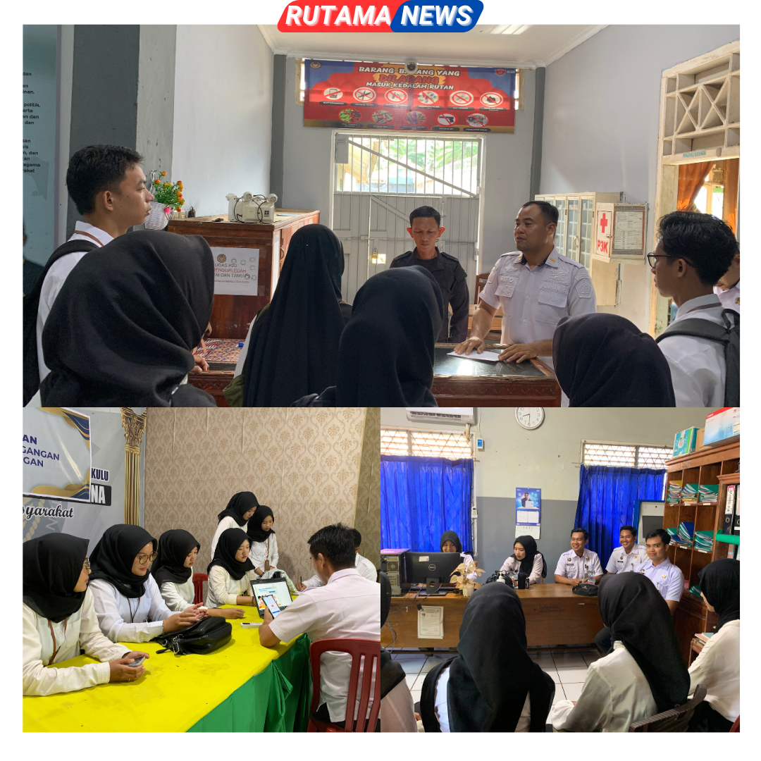 Rutan Manna Kenalkan Lingkungan Pemasyarakatan kepada Peserta Magang