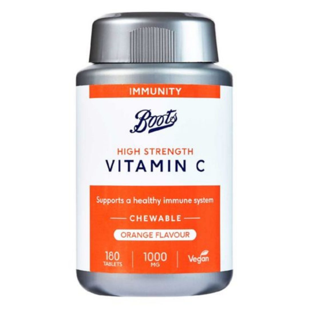 Boots Vitamin C 1000mg 180 Orange Flavour Chewable Tablets - Londonkart In  - Medium