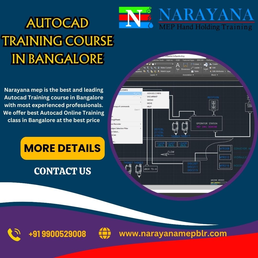 Autocad Training course in Bangalore narayanamepblr Medium