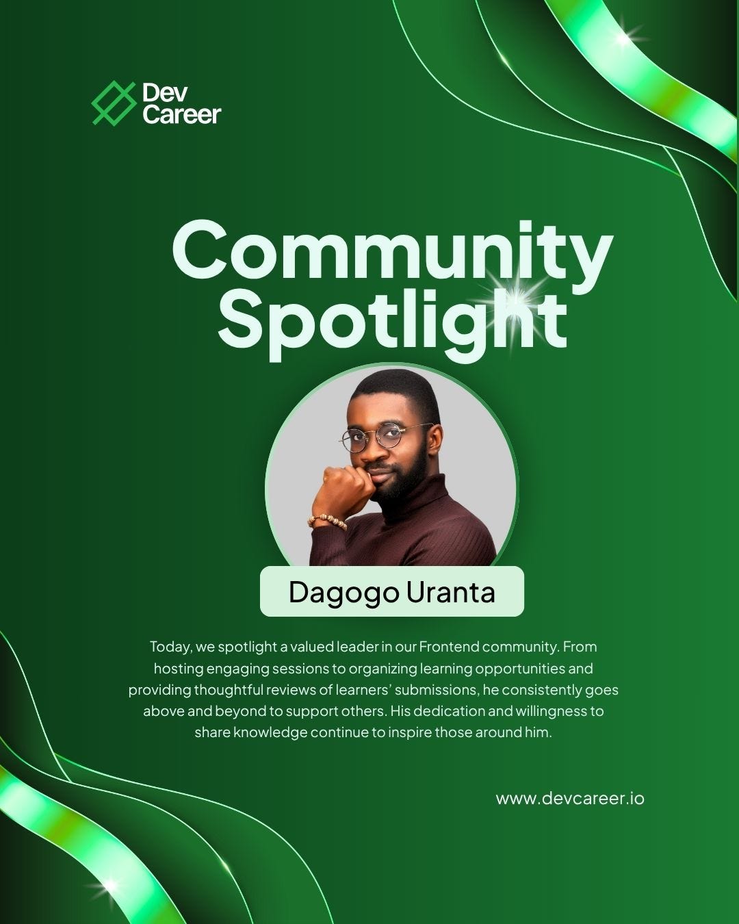 Community Spotlight: Dagogo Uranta