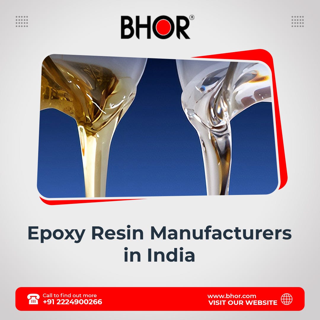 Exploring the HighQuality Epoxy Resin Manufacturers in India by
