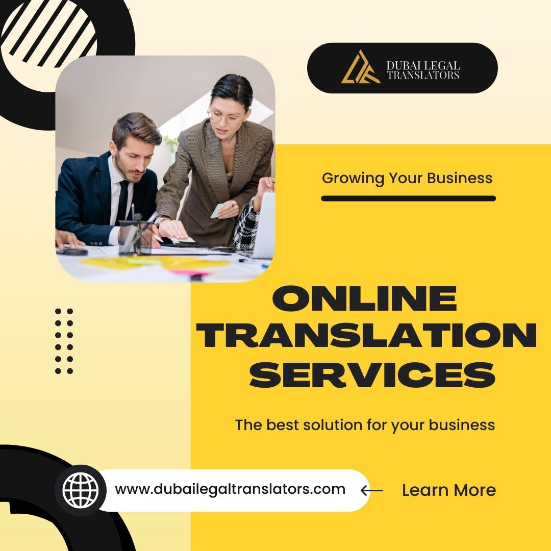 Online Translation Services Dubai Legal Translators Medium