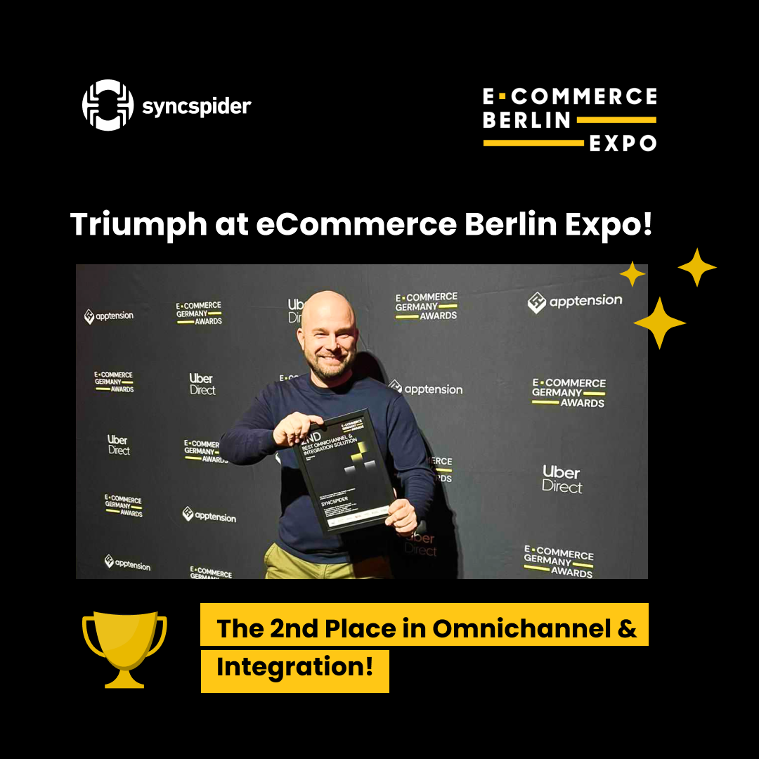 SyncSpider Triumphs with 2nd Place in EGA for Omnichannel and Integration