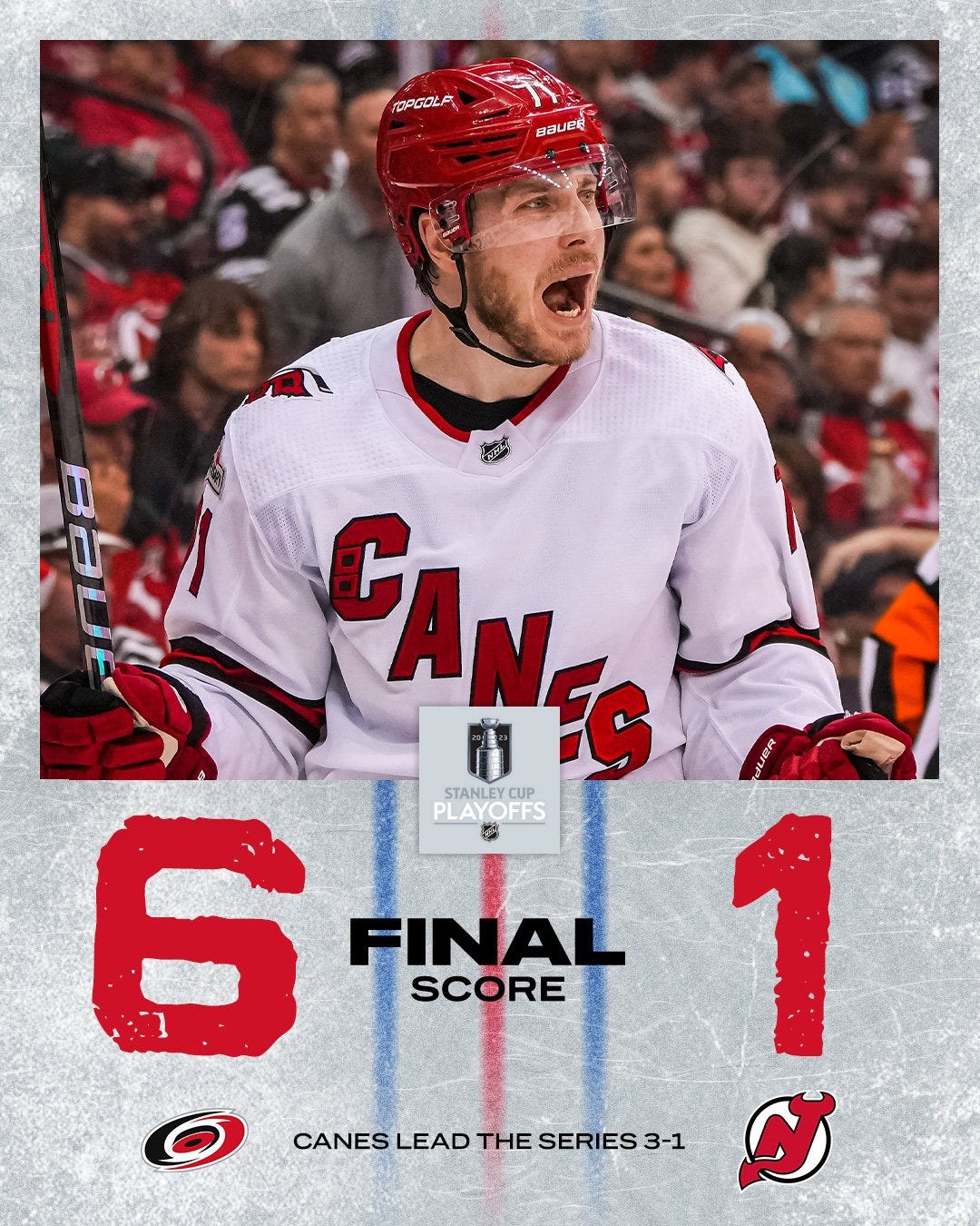 The Canes Stormed Off The Devils. The Carolina Hurricanes Put On A ...