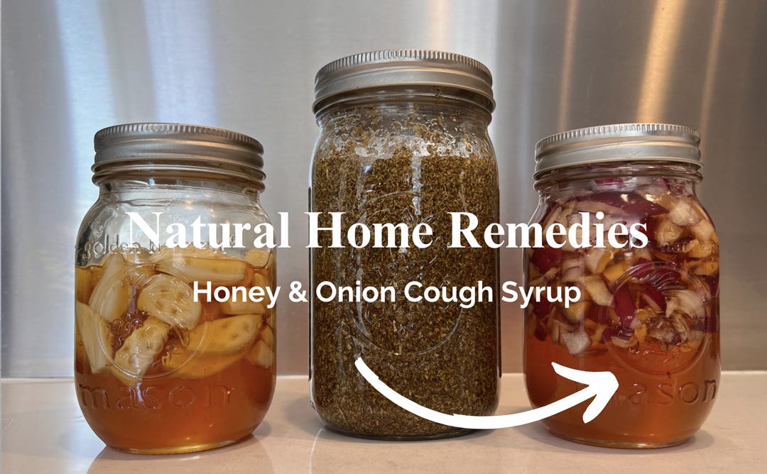 Natural Cough Remedies — Honey & Onion by The Earth Heals Medium