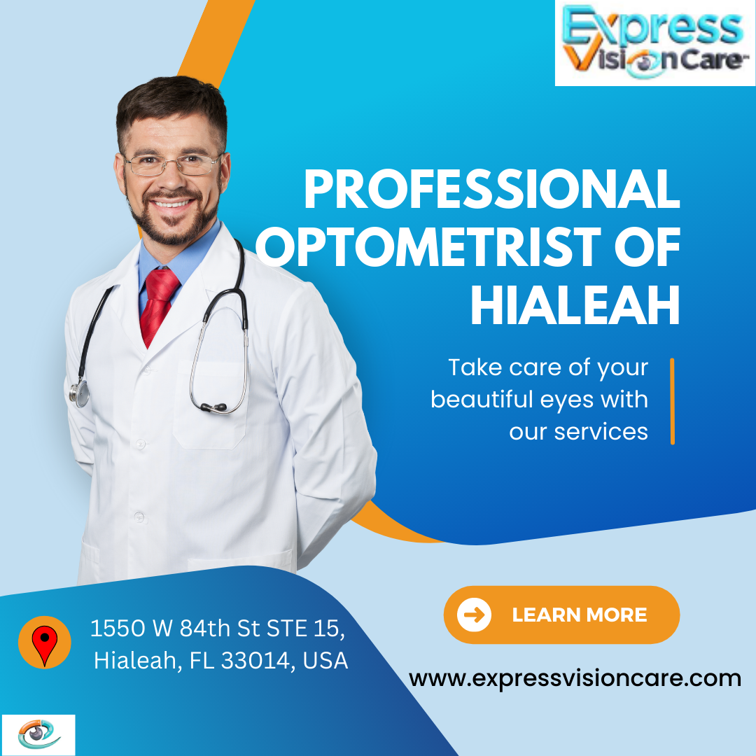 At Express Vision Care, we are the premier eye care center in Hialeah