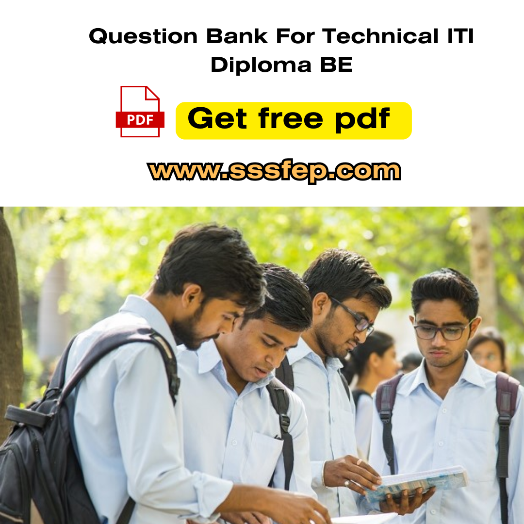 ITI Diploma Question Papers From 2024|BE Mechanical Model Question ...