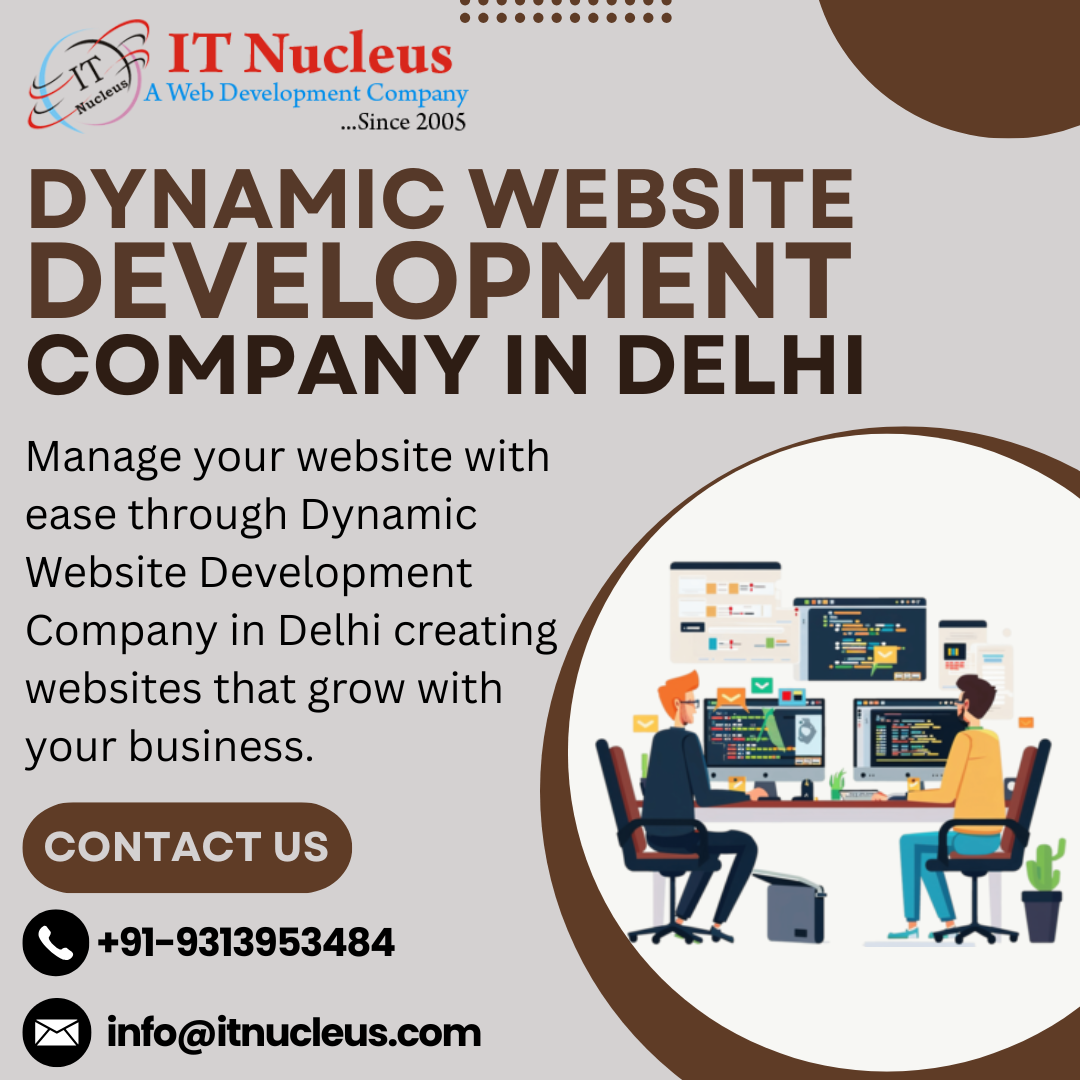 Dynamic Website Development Company in Delhi