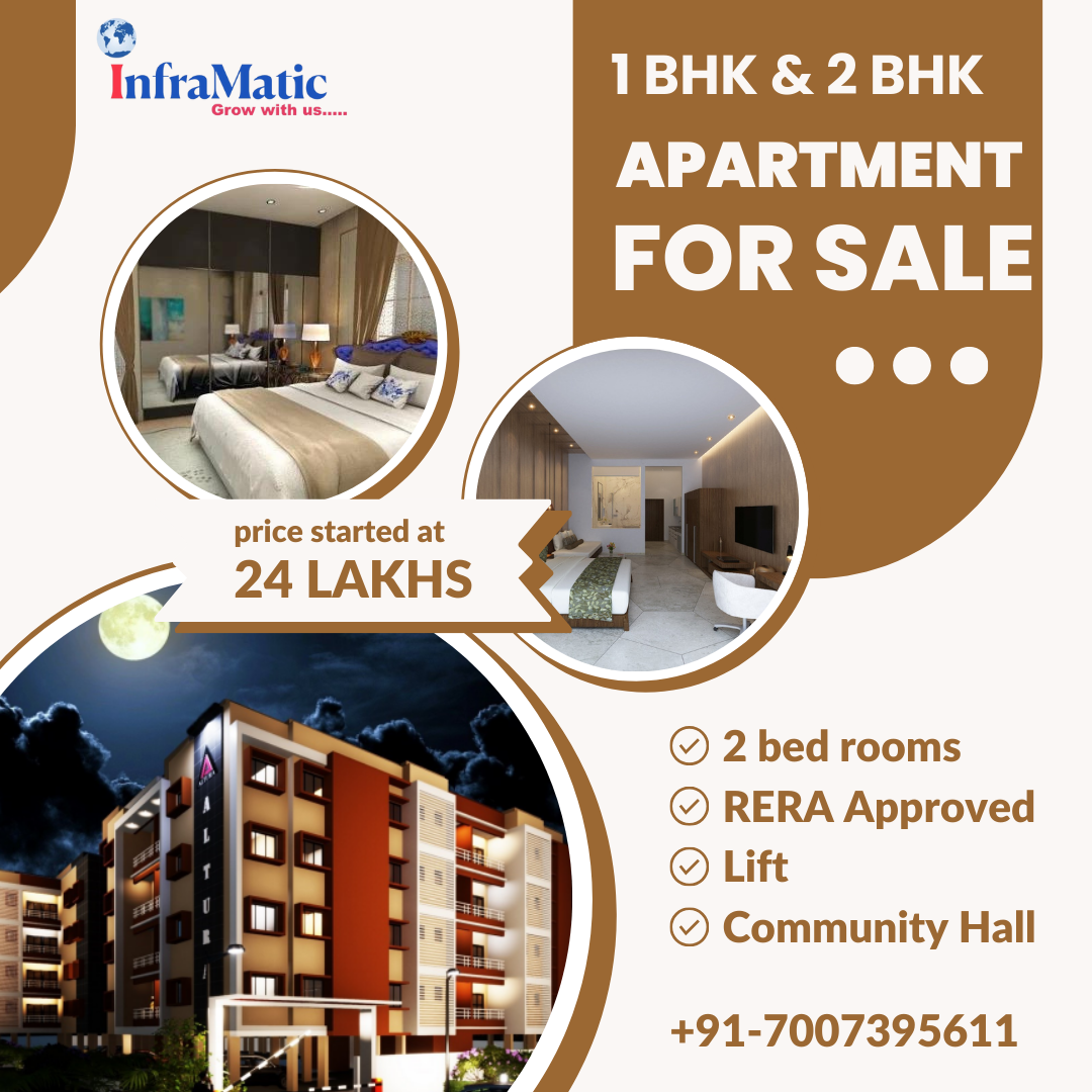 RERACertified 1/2 BHK Apartments Prime Location near Mopa Airport