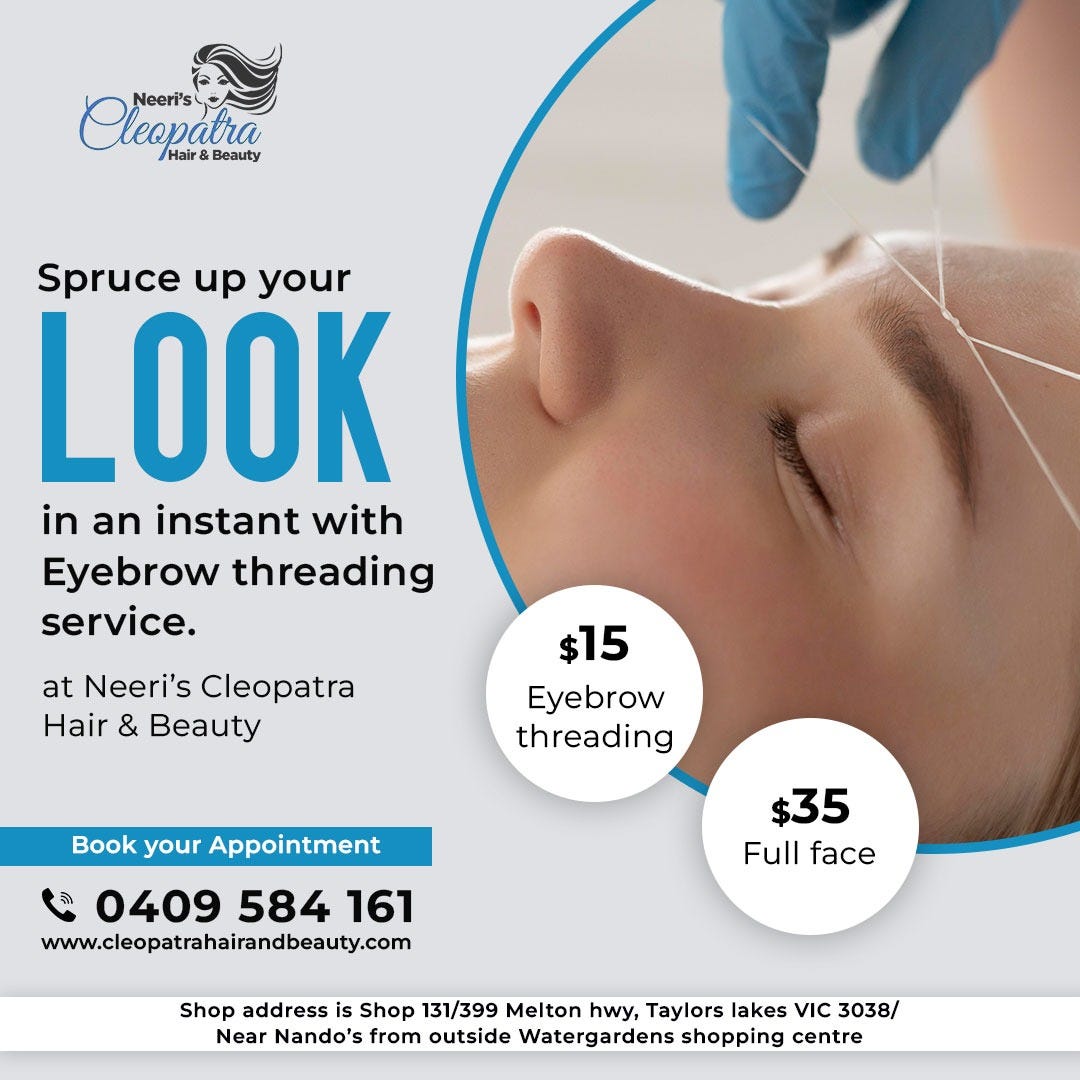 Best Salon for Eyebrow Threading in Caroline Springs Get Beautiful