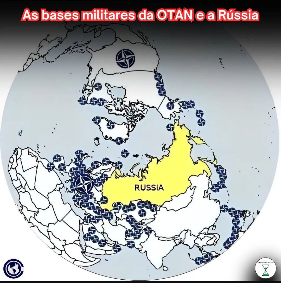 Bas a militares da OTAN no hemisfério norte