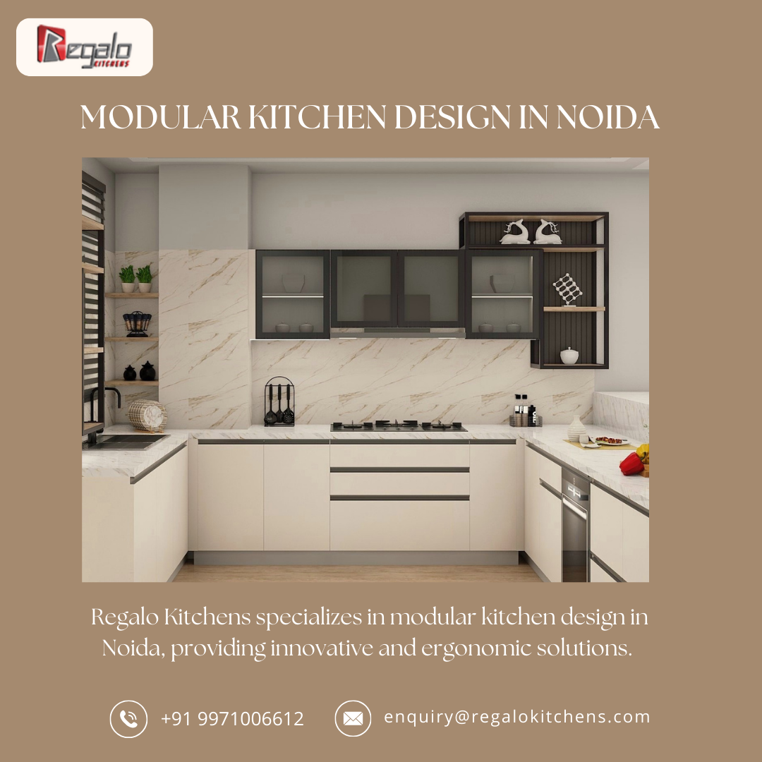 Modular Kitchen Design in Noida | Regalo Kitchens - Kitchen Design - Medium