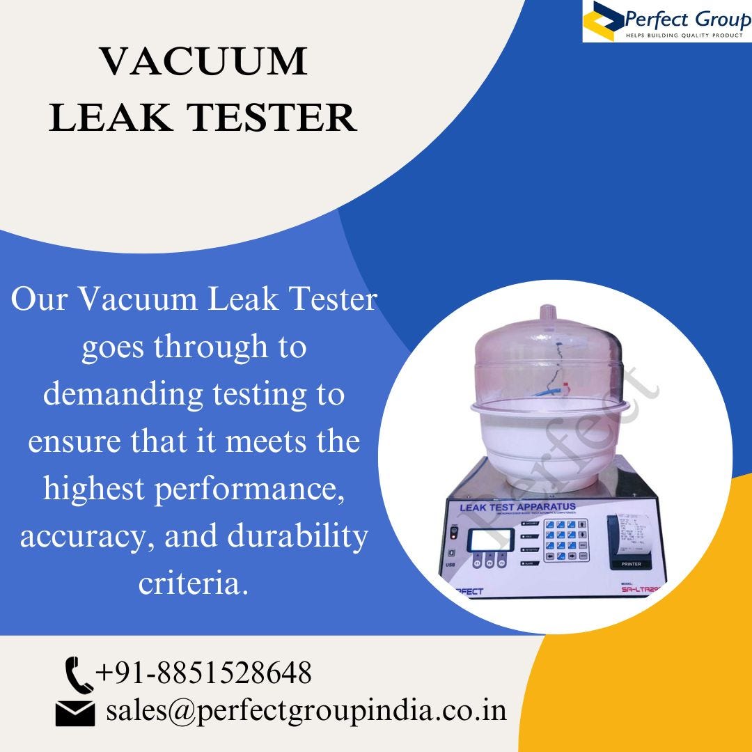 Vacuum leak tester Perfect Group India itnseo62 Medium