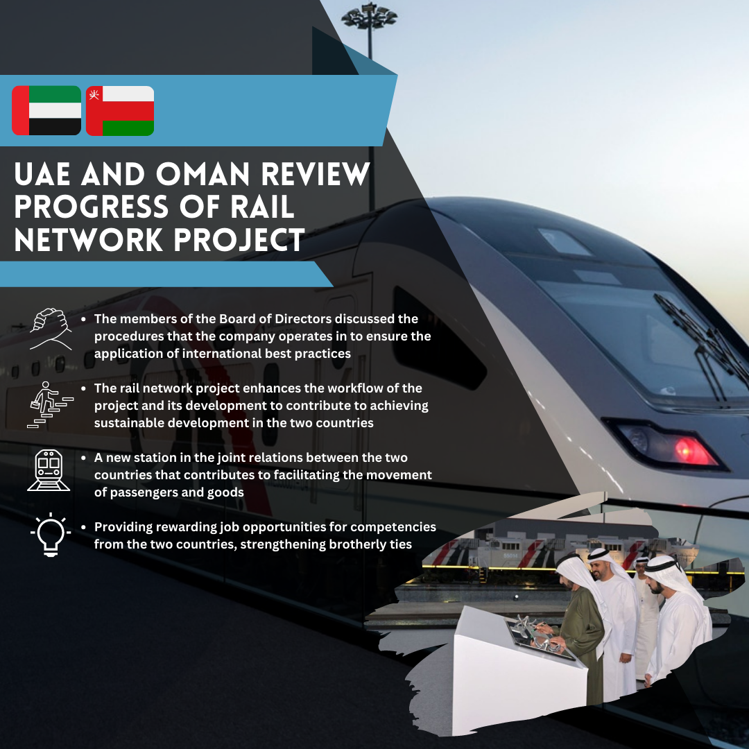 THE OMAN AND UAE RAIL NETWORK A GAMECHANGER FOR TRANSPORTATION IN THE REGION by Analyn Ayad