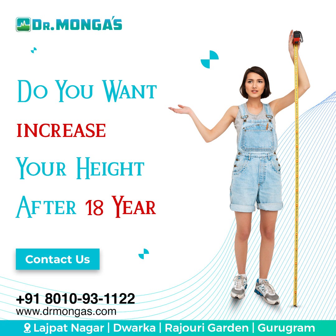 Best Doctors for Increase height in Nagpur Dr Monga Clinic