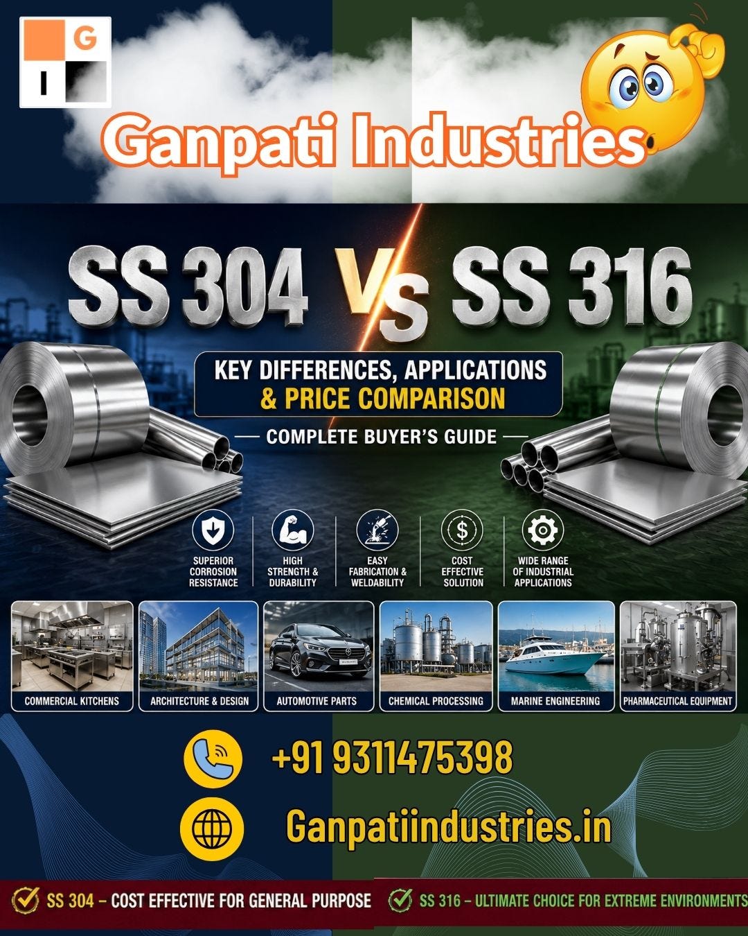 SS 304 vs 316 Stainless Steel: Which Grade Is Better?