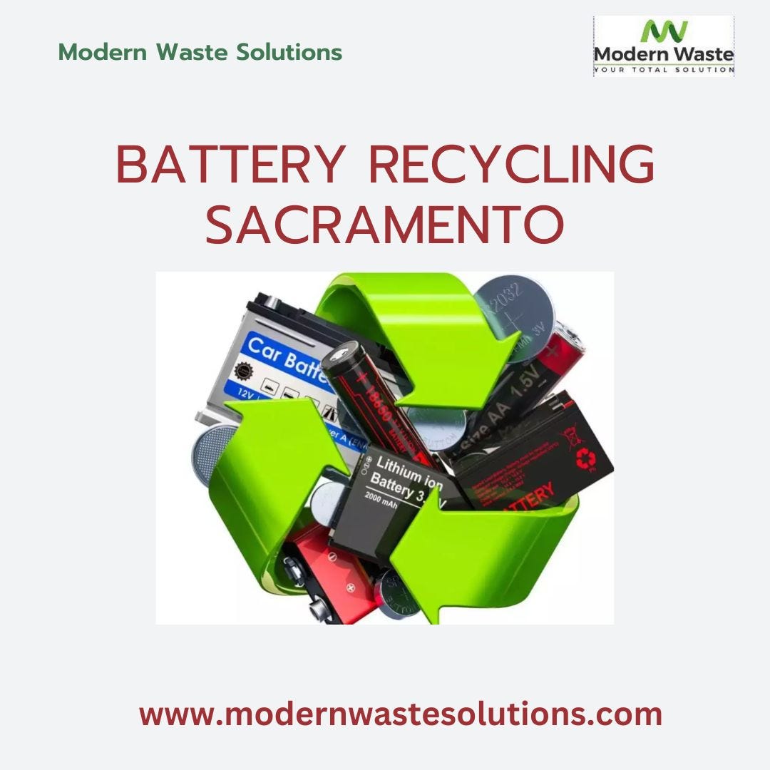 Battery Recycling Sacramento — Responsible Battery Disposal Modern
