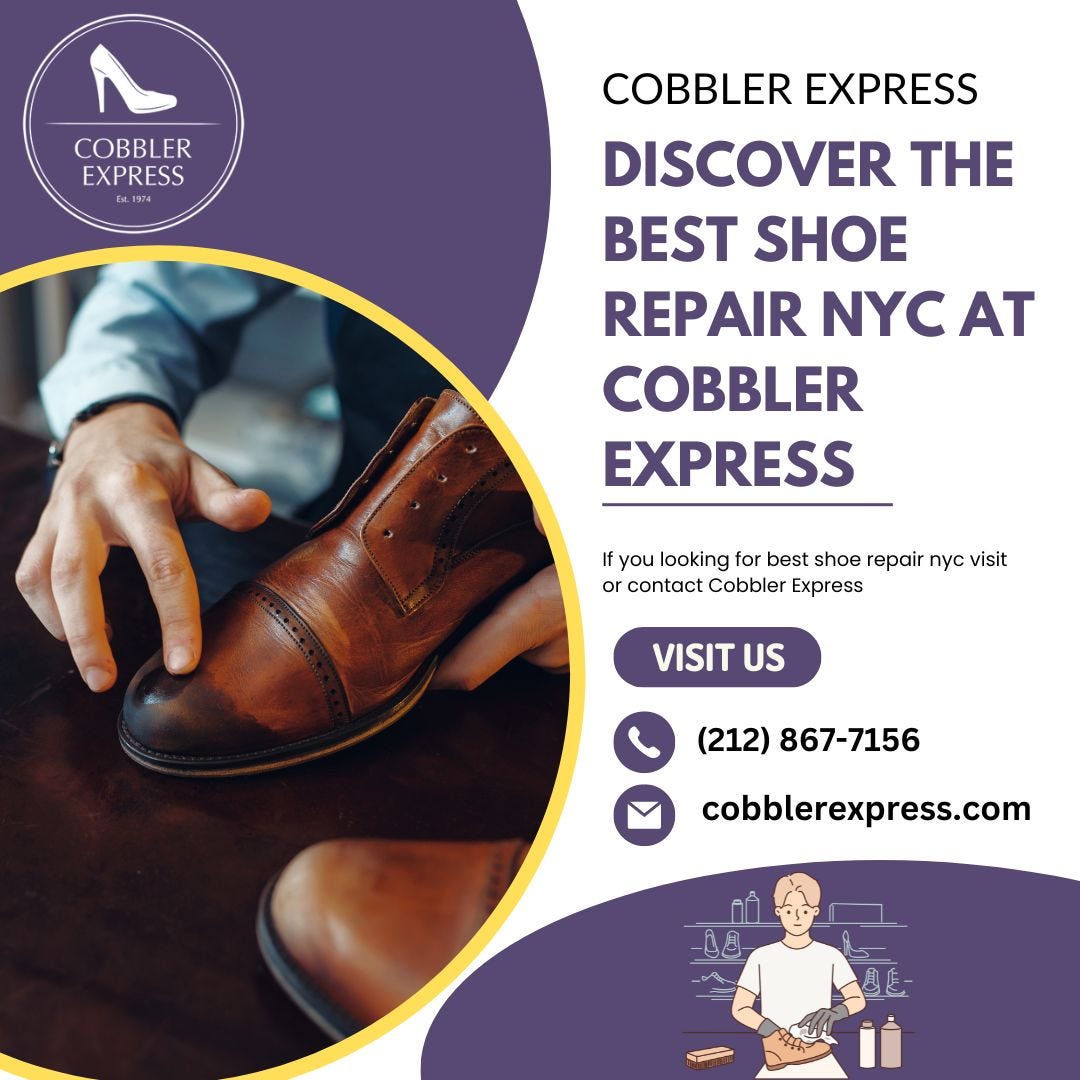 Discover the Best Shoe Repair NYC at Cobbler Express by