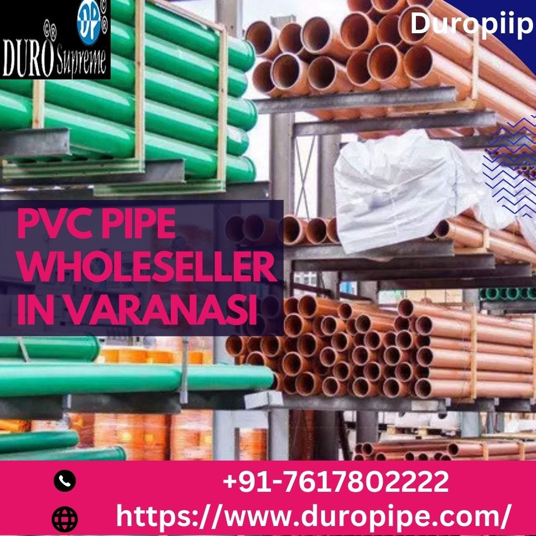 PVC pipe wholesaler in Varanasi duro pipe Medium